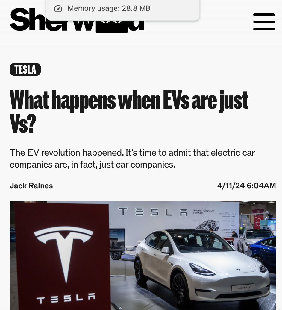 What happens when EV’s are just V’s?